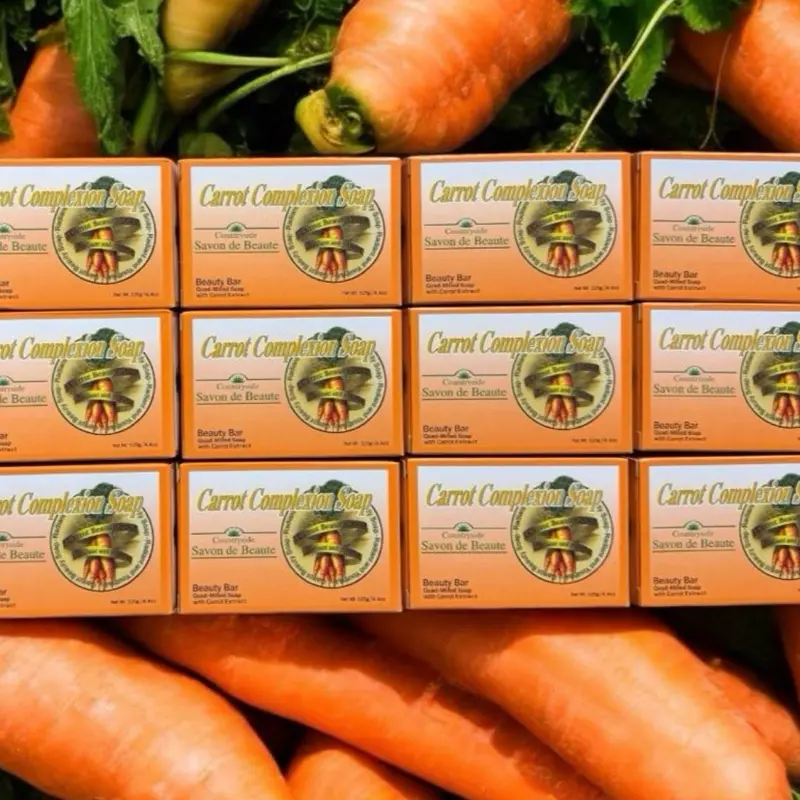 Carrot complexión soap
