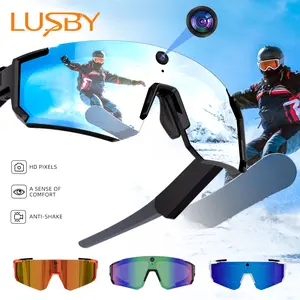 AI Smart Sports Camera Glasses: 2K Video/Photo + 260mAh Long Battery + HD Calls | Waterproof for Cycling/Skiing/Hiking | Easter gift