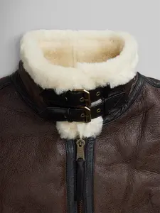B-3 SHERPA LEATHER JACKET