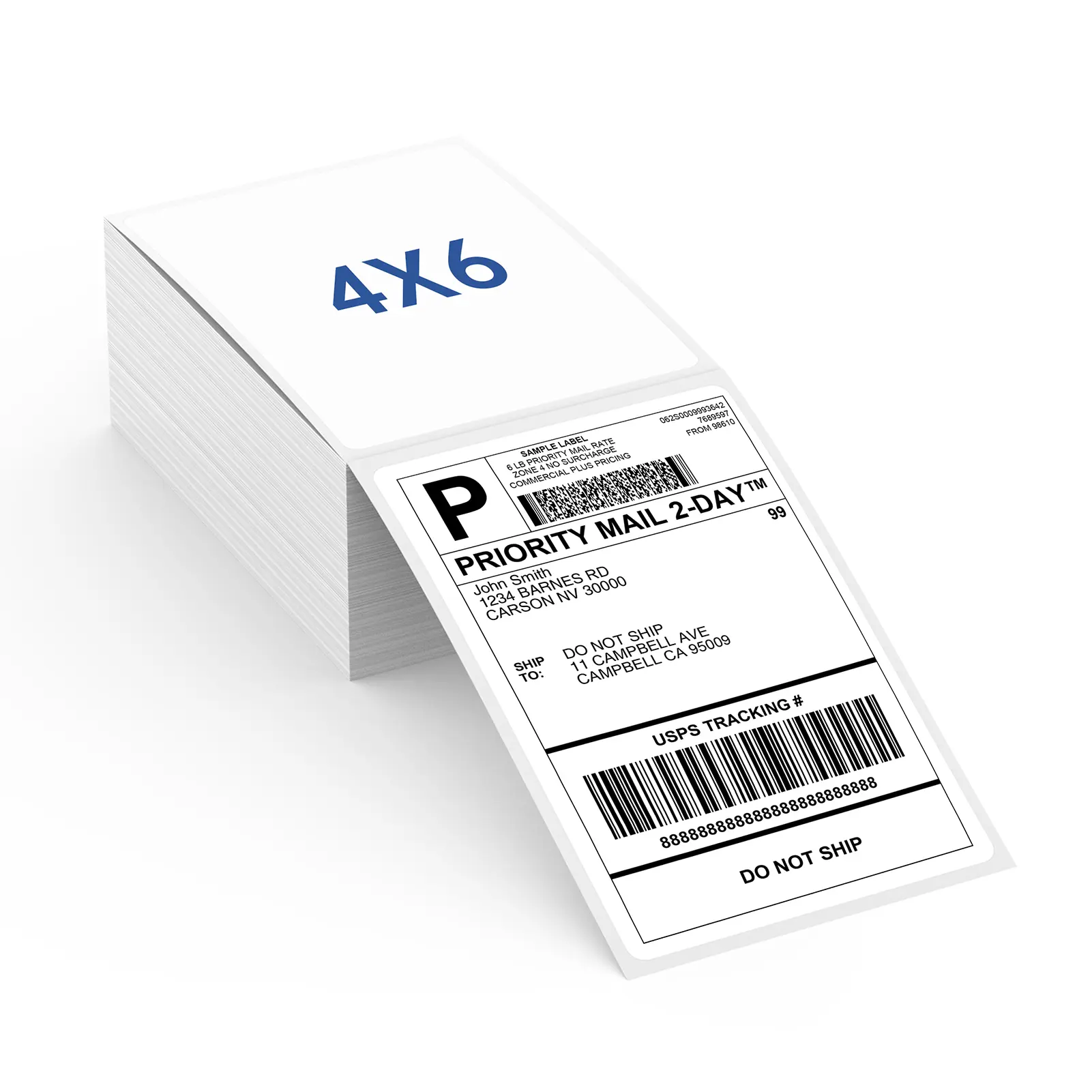 Professional 4x6 Thermal Labels for Shipping - High-Speed, Smudge-Proof Labels for Efficient Small Business Operations