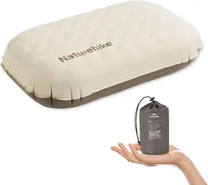 Naturehike 5.7oz Ultralight Inflatable Foam Pillow, Ergonomic Adjustable Travel Camping Pillow for Hiking & Backpacking, Easy-Clean & Compact Design FathersDayGift