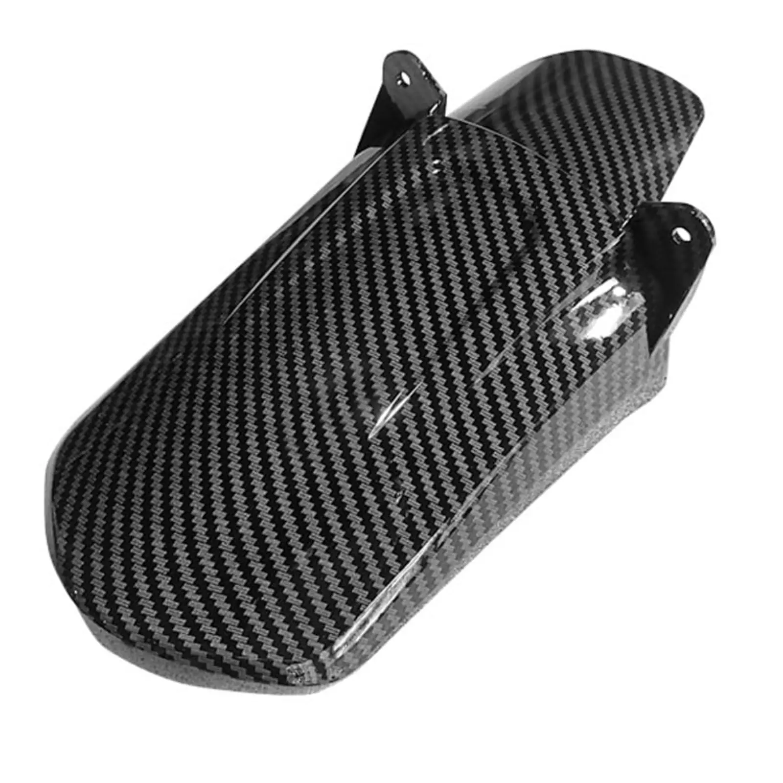 Carbon Fiber Pattern Water Transfer Mud Flaps with Cushion Fenders, Easy-Install Splash Guard for Sur-Ron Light Bee X S, Segway X160 X260 Off-Road Electric Bikes & Motorbikes, Wheel Protection & Elasticity Front-Rear Set, Surron