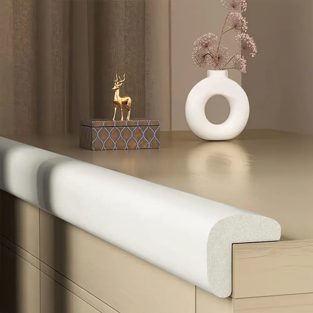 2m Foam Edge Protector Guard 6 Sizes Available Multiple Sizes - Baby Proofing Safety Strip for Furniture - High Density Cushion Bumper for Table Wall Bed Sharp Corners - Soft Non-Toxic Protective Edging Trim - Home Safety Padding 1 Pack Corner Protectors