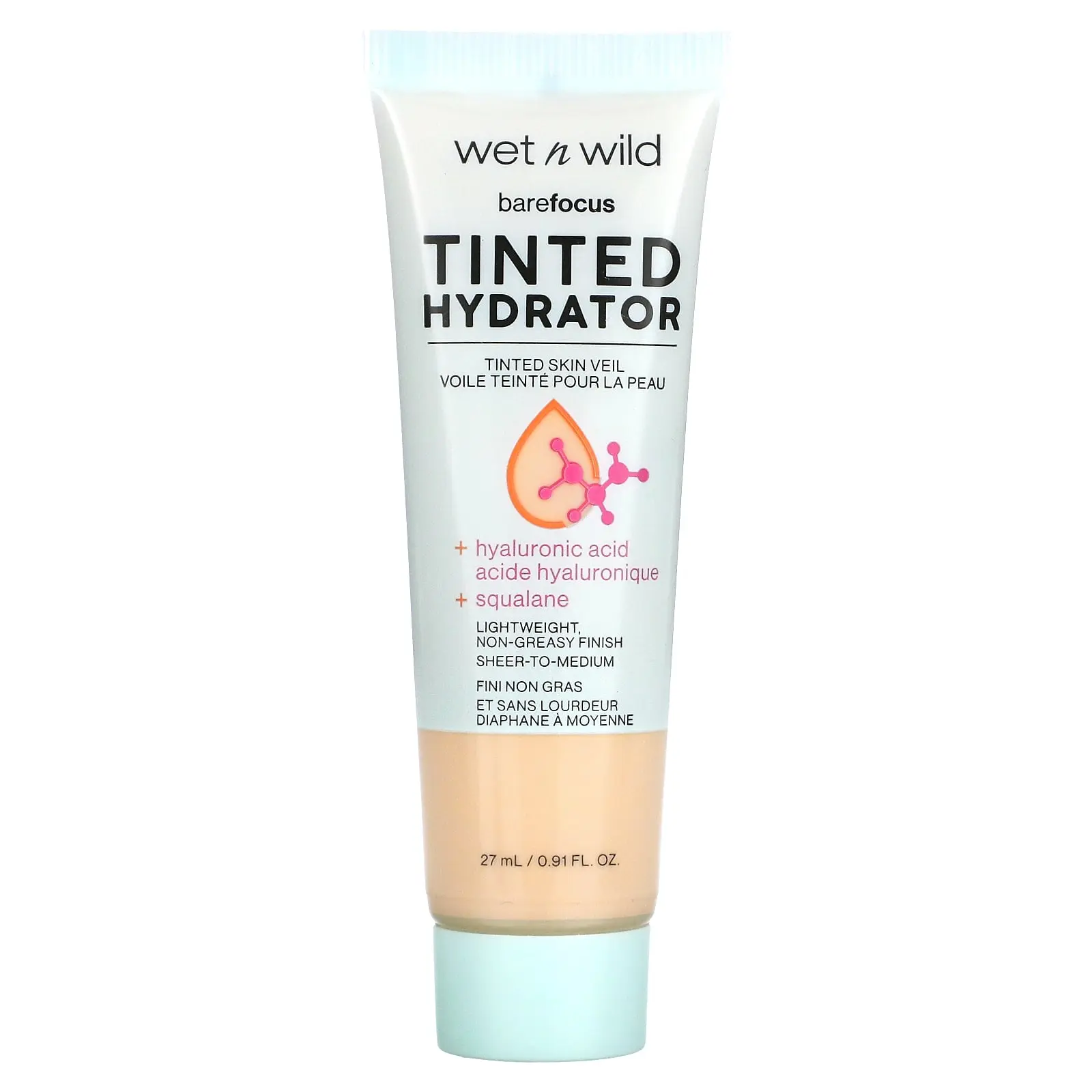 wet n wild Barefocus, Tinted Hydrator, 1114060 Fair, 0.91 fl oz (27 ml)