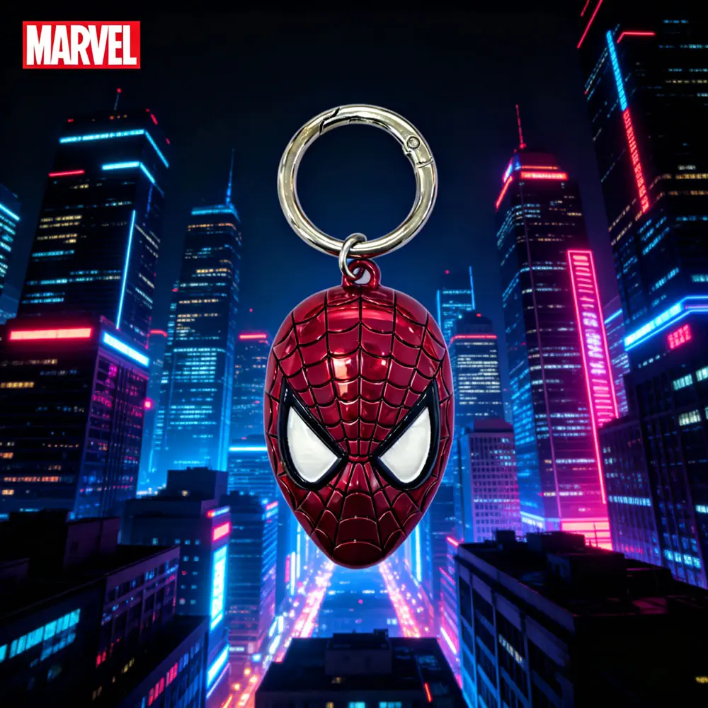 Marvel Alloy Keychain Accessories - Superhero Stuff Collectibles with Spider-Man, Deadpool, Iron Man, Thor Mascot Figures, Spider Motifs, Backpack Charms, Fan Gifts, Mascot Figure Keychains, Spider Motif Keychains