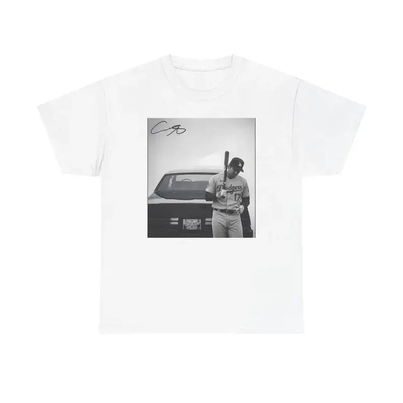 Shohei Ohtani Dodgers baseball sport with signature T-Shirt