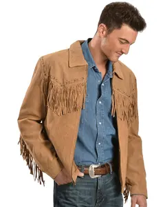 Scully Men's Fringed Suede Leather Short Jacket - 221-409