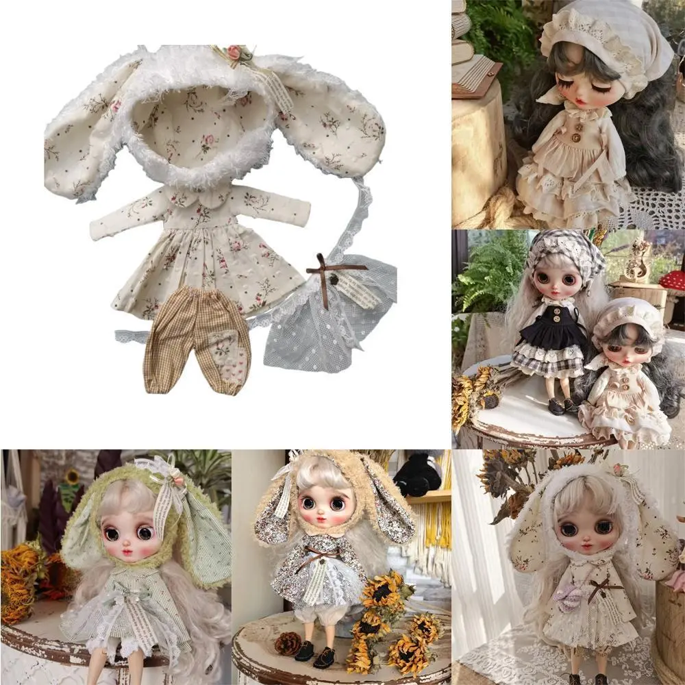 Dress Suit & Fabric Suit for OB22, OB24 Azone Toy Dolls, Blyth Doll Clothing Set