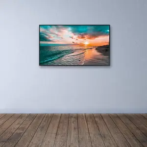 Beach Sunset Pattern DIY Diamond Arts Colorful Painting Kit without Frame, DIY 5D Diamond Arts Colorful Painting Kit, Wall Art Decor for Home
