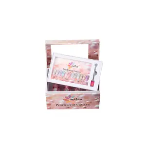 Nitro Pearlescent Cat Eye Gel Collection - 12 Pigmented Colors, Top Gel, Sample Chart, Magnets, Cruelty & Vegan Free, 900g, Pearlescent Effect