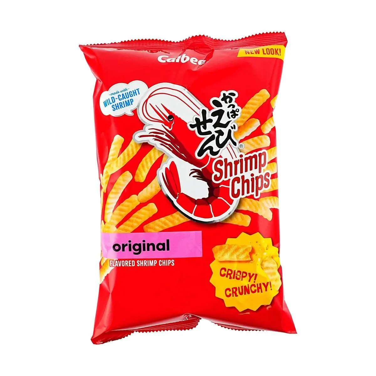 CALBEE Shrimp Chips Original Flavor 4oz - Crunchy Japanese Snack