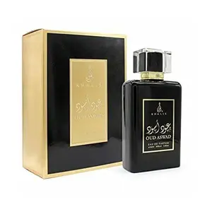 Khalis Oud Aswad Eau De Parfum 100ml Unisex Spray Fragrance Scent Size 3.4oz Non Toxic Made in UAE