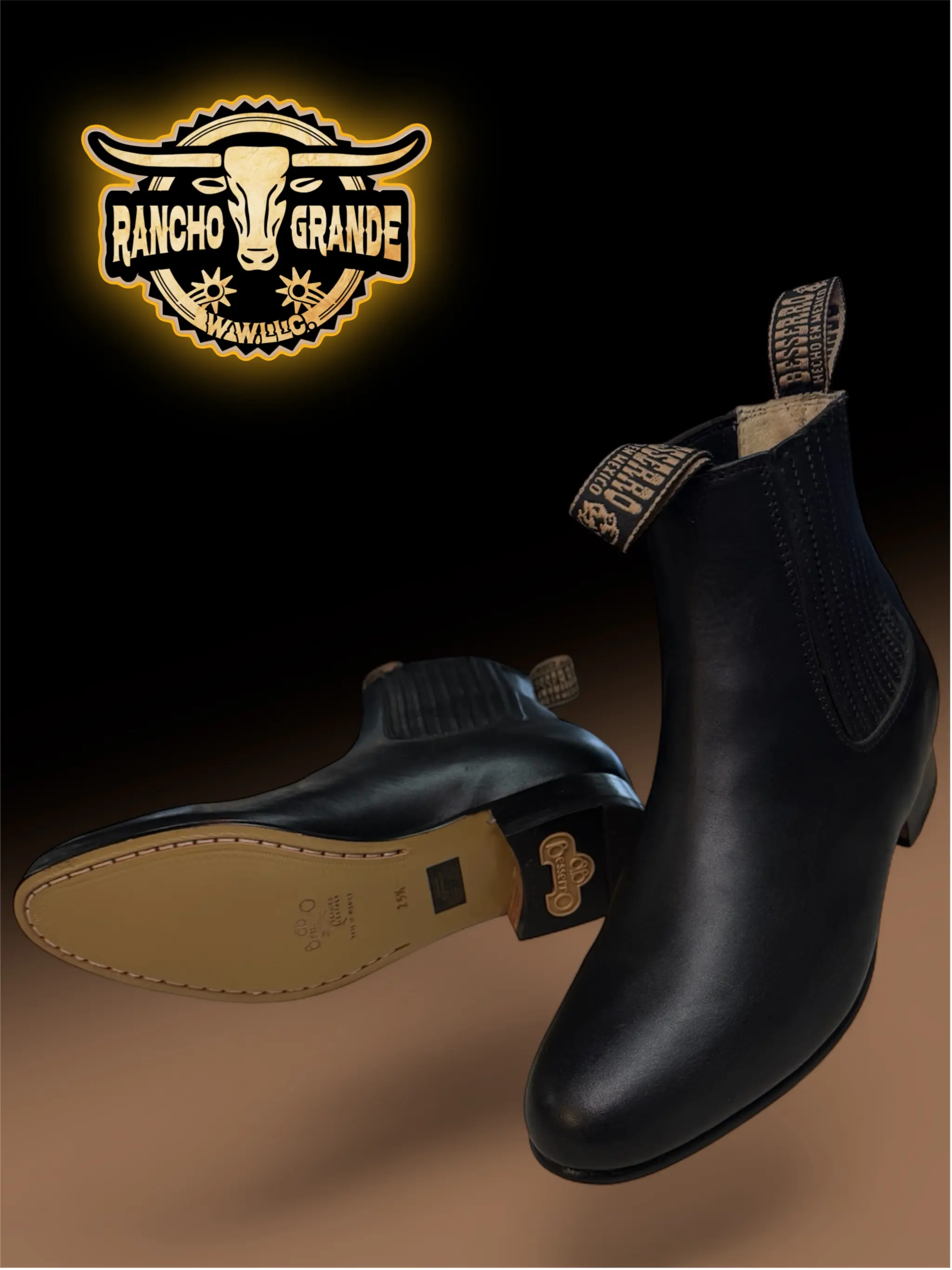 Botin Charro para Hombre / Men's Ankle Boots