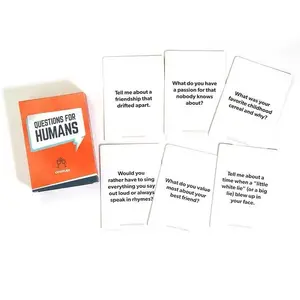 Questions for Humans: Couples Card Game, Enhance Communication Between Partners, Ideal Gift for Lovers, Fun Activity for Adult Relationships