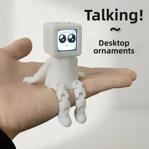 A warm and adorable chat companion, perfect for decorating your desktop and chatting with everyday. Collectible Figurine Articulated Fidget Figurines