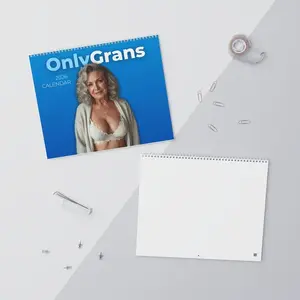 Only Grans 2026 Wall & Desktop Calendar Funny Adults Quirky Christmas Birthday Gift Idea desk Calendar Man Dad, Funny Gift for Him