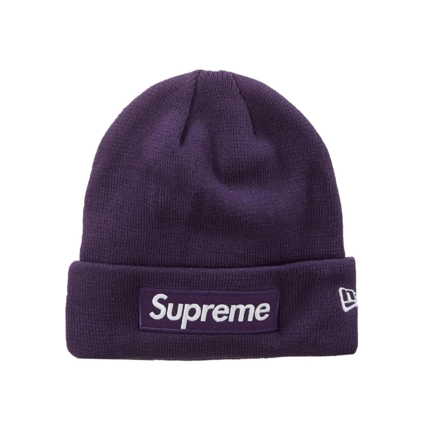 Supreme New Era Box Logo Beanie (FW23) Dark Purple