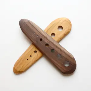 Handmade Wood Herb Stripper and Herb Scraper
