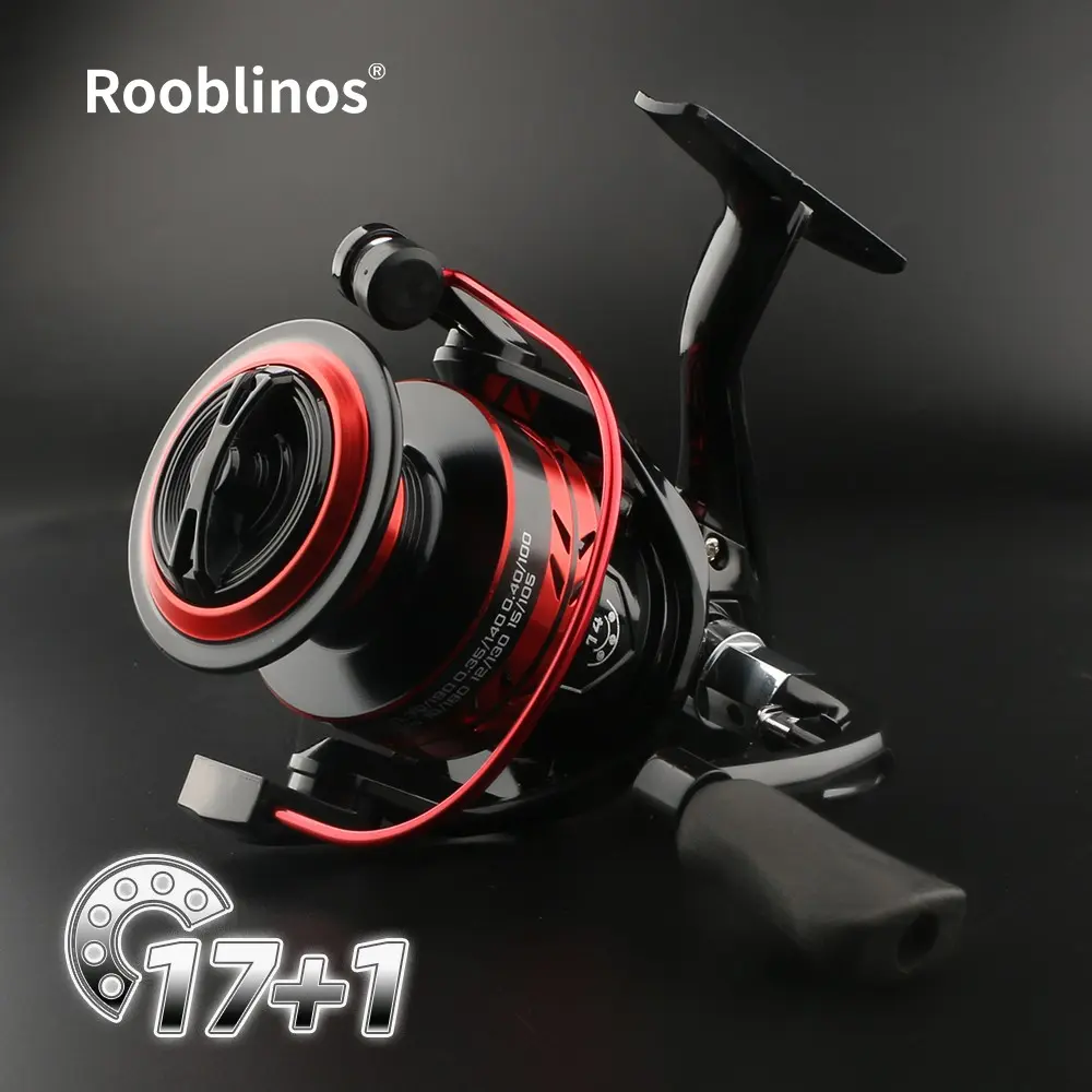 META Spinning Reel,Fishing Equipment,Fishing Tackle,5+1 Stainless Steel Bearings,Smooth Casting,24kg Max Drag,Foldable Rocker,Lightweight High-Strength,Corrosion-Resistant Fresh&Saltwater,Aluminum Spool,Precision Durable Gears,Long Casts,for Bass Trout