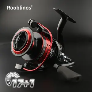 META Spinning Reel,Fishing Tools,5+1 Stainless Steel Bearings,Smooth Casting,24kg Max Drag,Foldable Rocker,Lightweight High-Strength,Corrosion-Resistant Fresh&Saltwater,Aluminum Large Spool,Precision Durable Gears,Long Casts,for Bass Trout