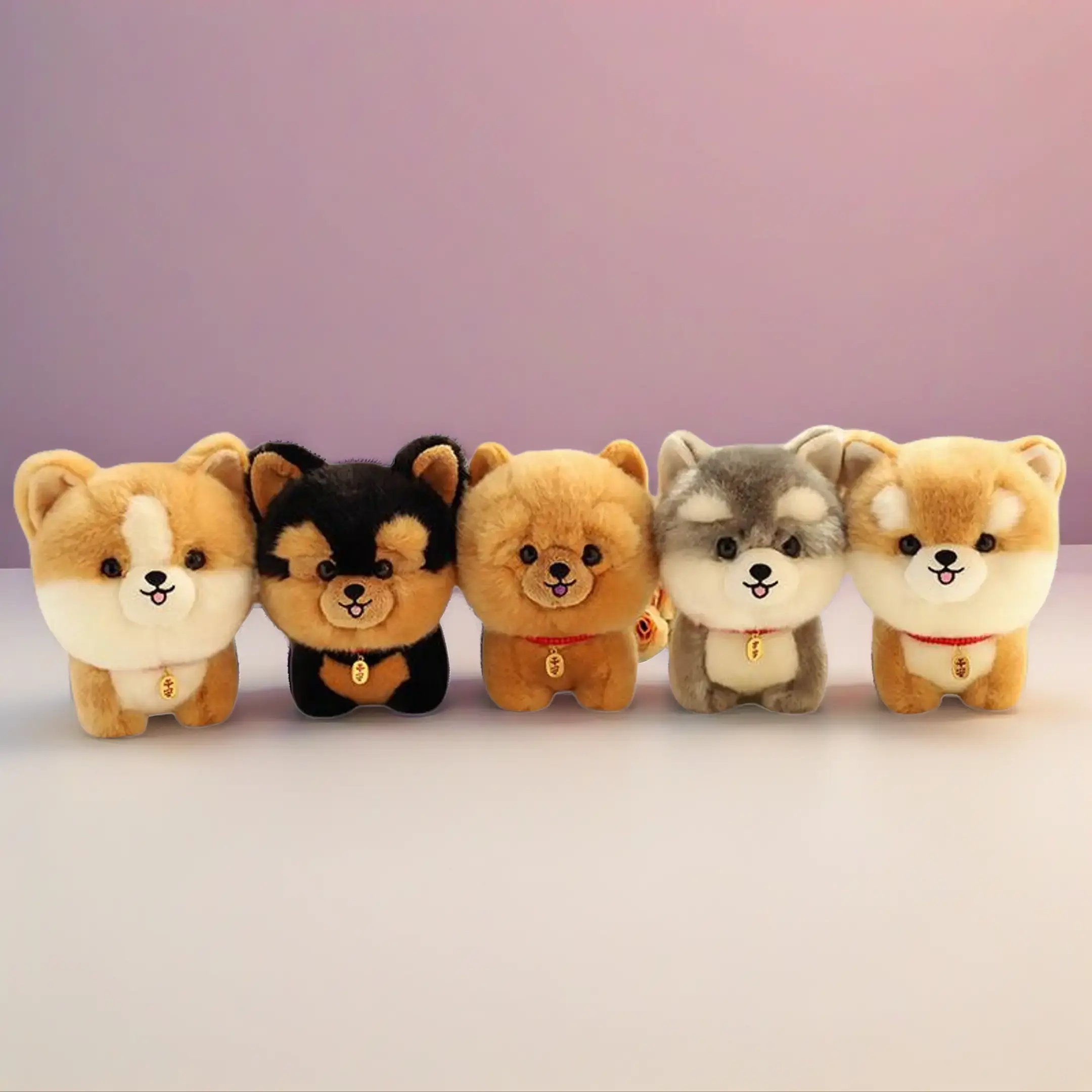 Soft Stuffed Animal Toy - Durable, Fluffy Unisex Imitation Corgi, Chai Songshi, Yorkshire, Husky Puppies, Gifts for Kids Above 12 Years, Home Decor for Any Room, Comfortable Embrace, Stuffed Animal Gifts
