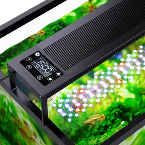 Seaoura LED Aquarium Plant Light  26W Fish Tank Light for Plants 18-24 Inch Full Spectrum Auto On Off with Timer Daylight & Moonlight Mode Adjustable Brightness freshwater fish tank accessories aquarium light