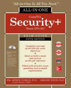 USED Book - Comptia Security+ All-In-One Exam Guide, Fifth Edition (Exam Sy0-501) [With CD/DVD] by Conklin, Wm Arthur (Hardcover) - english
