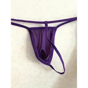 Sexy 3pcs Men'S Thong - Seamless Elastic Waistband - Translucent Mesh