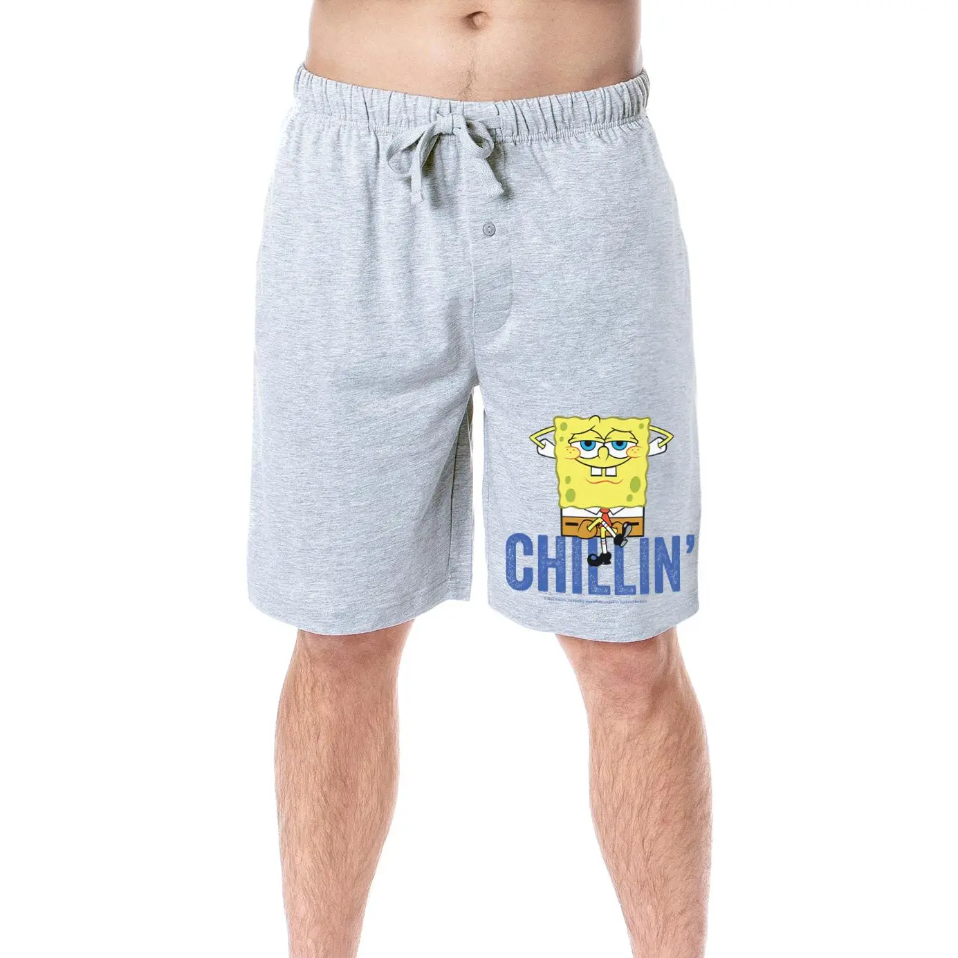 Nickelodeon SpongeBob SquarePants Mens' Chillin' Sleep Pajama Shorts