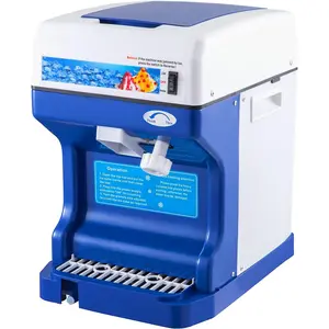 Father's Day Gift VEVOR 110V Electric Shaved Ice Machine 500W Snow Cone Maker Tabletop w/Adjustable Ice Texture, Ice Shaving Machine 265LBs/hr for Home and Commerical Use