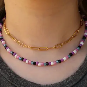 Autumn Breeze Beaded Choker Necklace