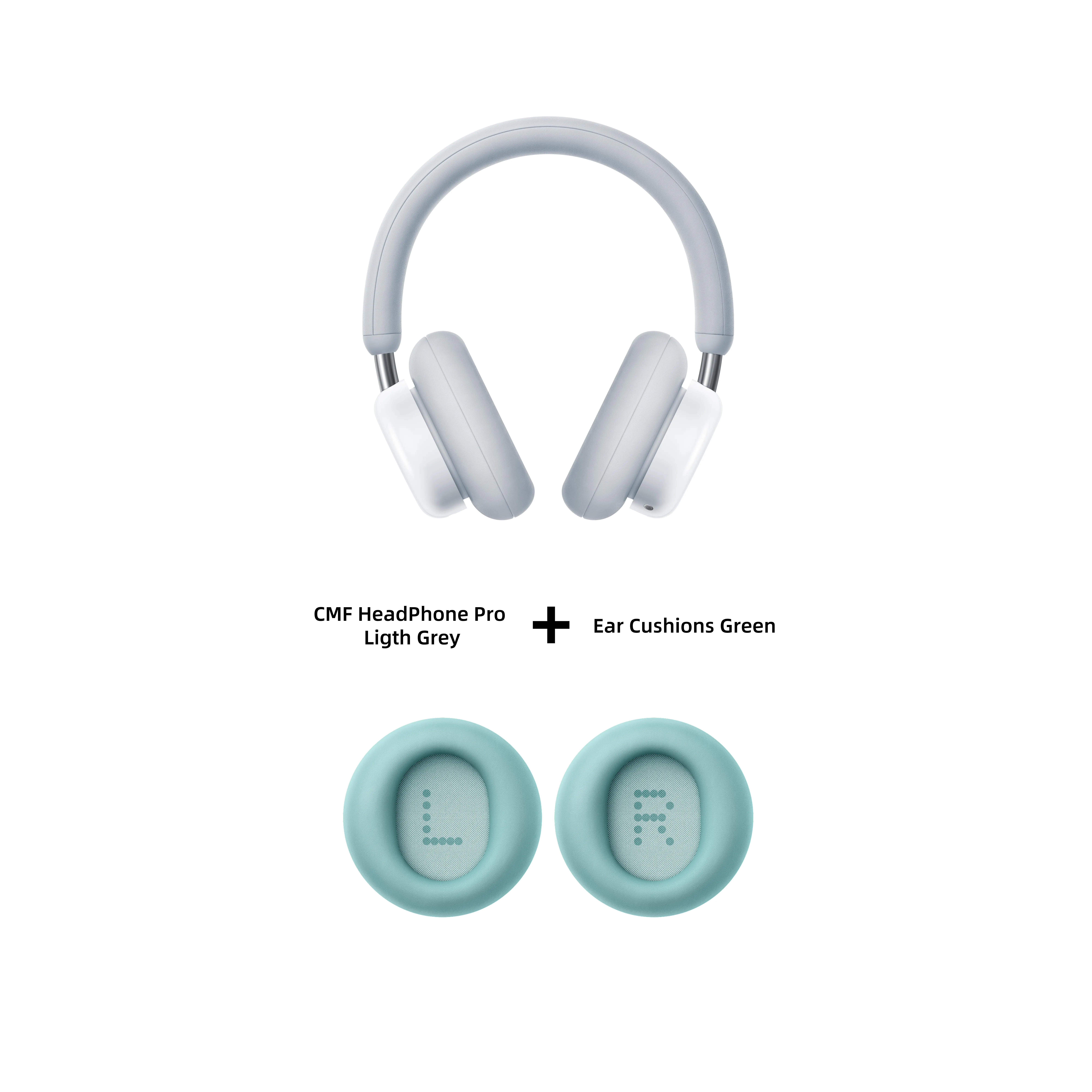 HeadPhone Pro Ligth Grey+Ear Cushions
