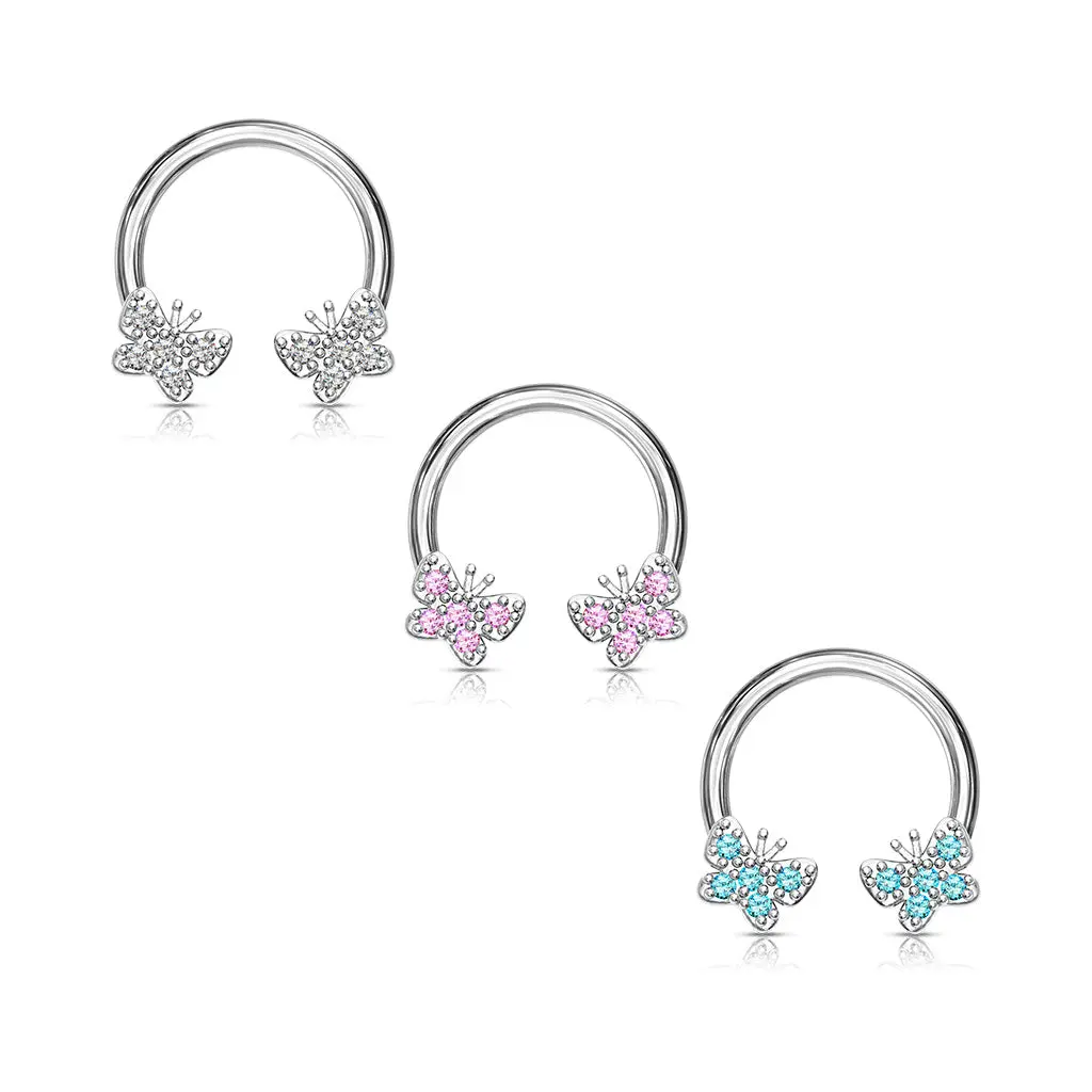 Butterfly Bling Septum