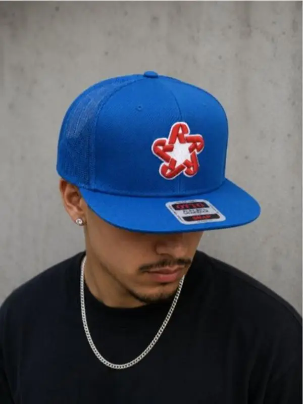 3D Republic Services Logo Embroidered Hat with Mesh "trucker hat"