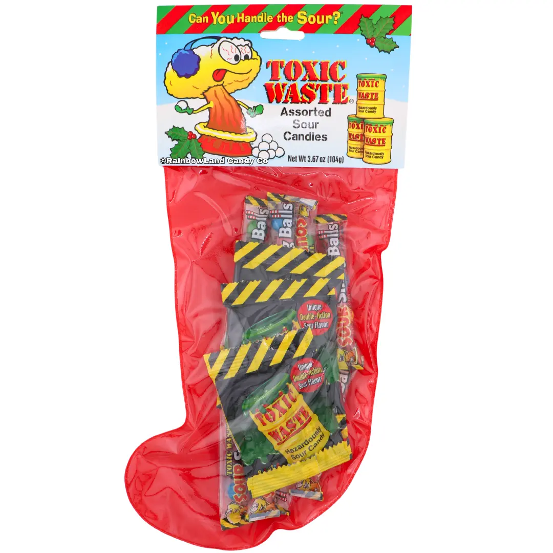 Toxic Waste Stocking - Assorted Sour Candies Toxic Waste Stocking - Assorted Sour Candies