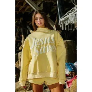 Reversible Mockneck - Jesus Saves Yellow