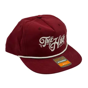 The Hag Embroidered Flat Bill Hat