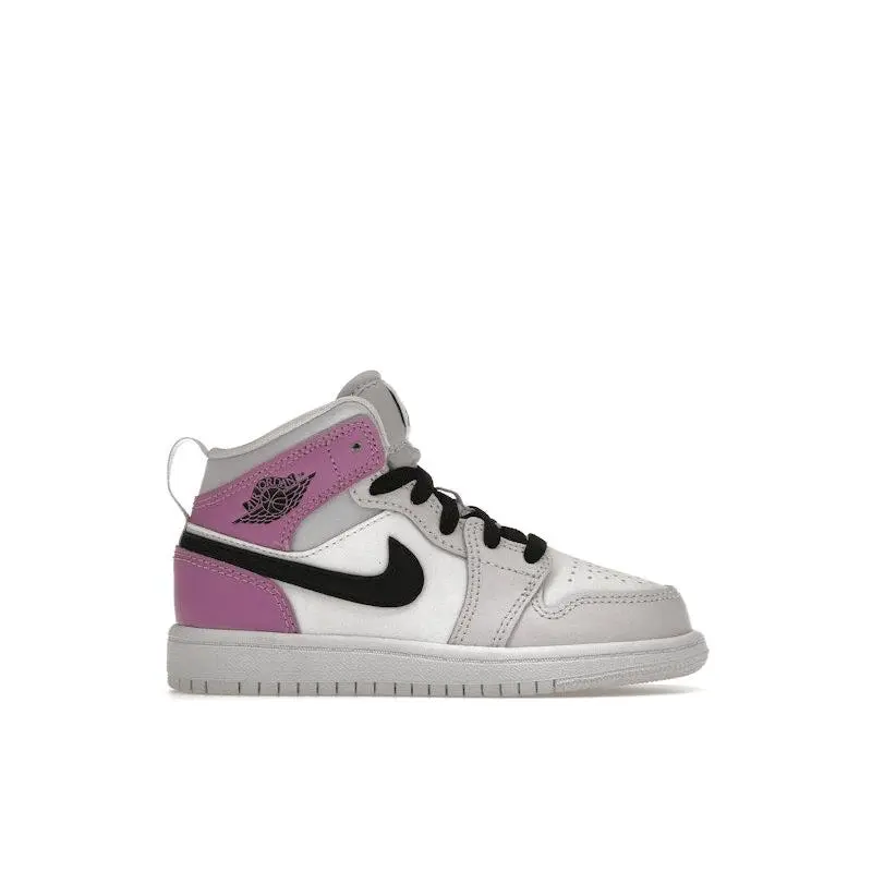 Jordan Kid's 1 Mid Barely Grape, from StockX