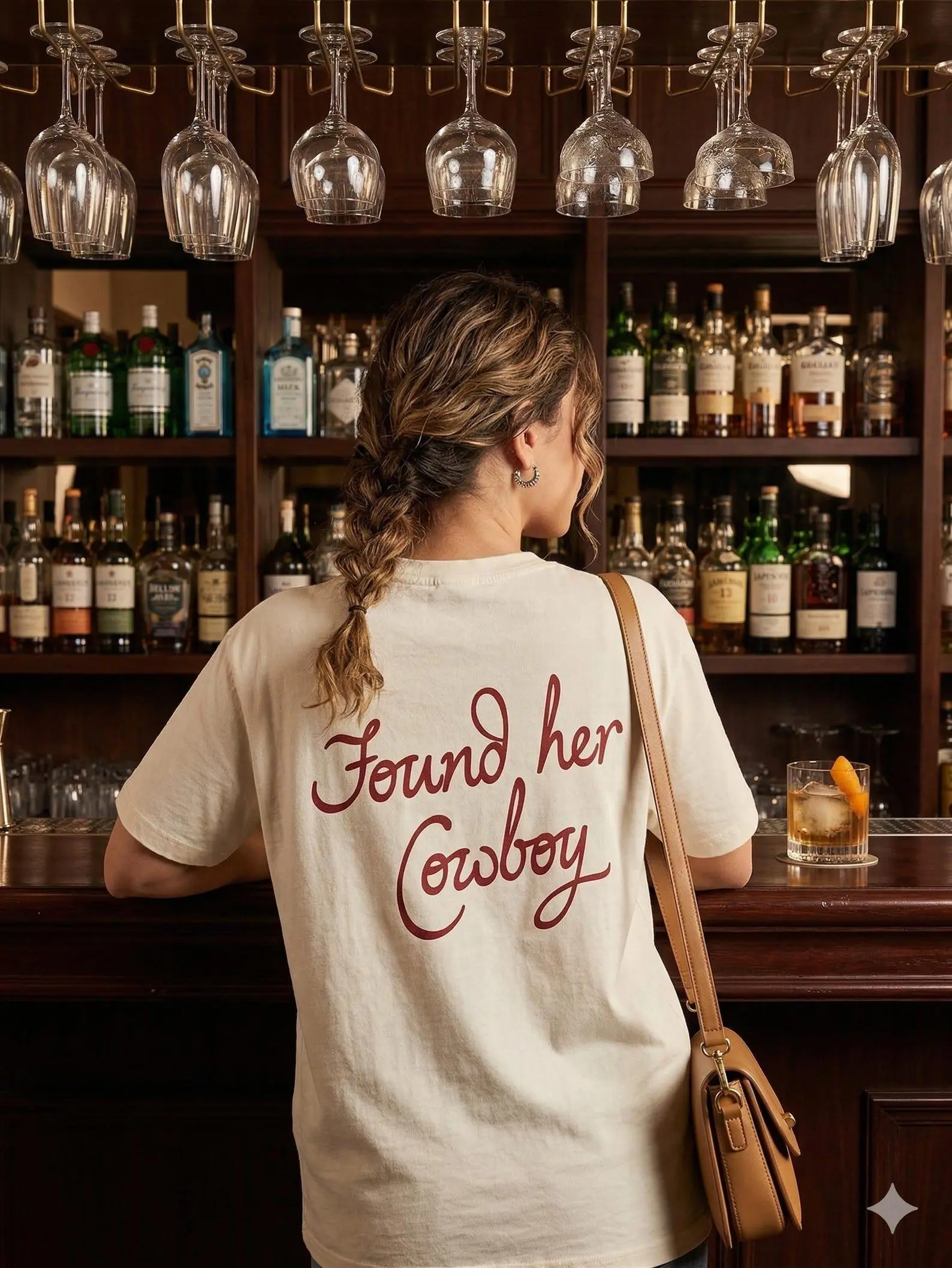 Found Her Cowboy Graphic Tee Cowgirl Western Shirt Bride Wedding T Shirt Country Bridal Top Bachelorette Party Outfit Rustic Wedding Gift 100% Cotton Short Sleeve Crew Neck Casual Unisex Streetwear Fashion Top Everyday Wear Apparel for Women Men