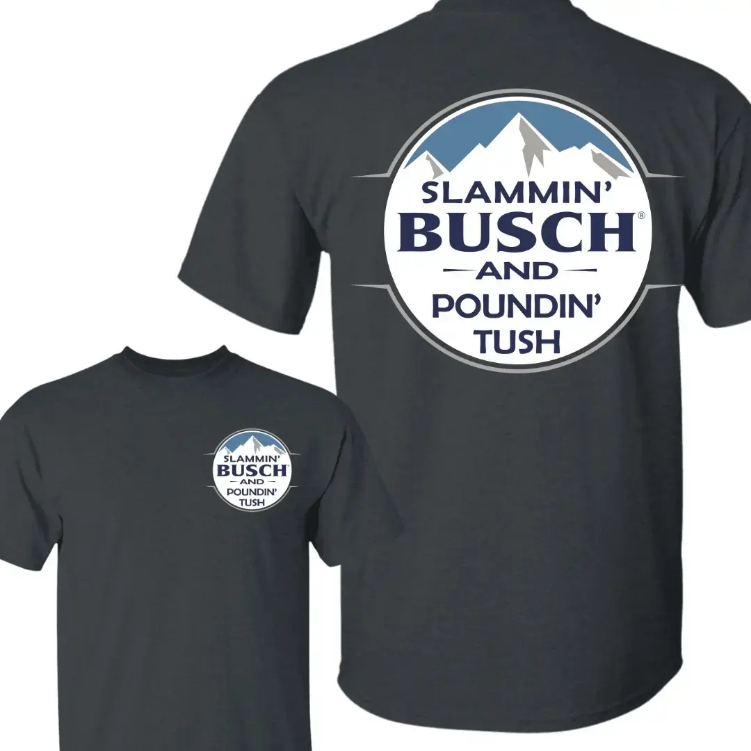 Slammin BL and Poundin Tshirt For Men and Women, Funny Drinking Casual Cotton Top