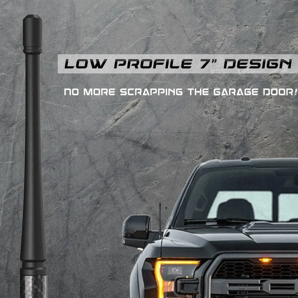 Universal Car Antenna Replacement - Compact Size, Easy Installation, 360° Coverage, Signal Boosting, Enhanced Signal Reception FM/AM Automotive Electronic Accessory, Low Profile Jack
