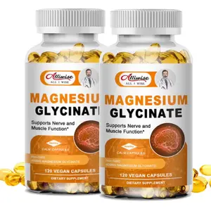 (2 Pack) Magnesium Glycinate 400mg with Vitamin B6,D3,for Sleep, Muscle & Bone Health, 240 Capsules