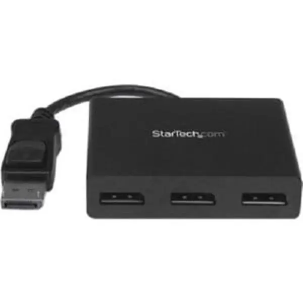 Startech Triple DisplayPort 1.2 Hub Multi-Stream Adapter - Add 3 DisplayPort Output Ports to Your Computer via a Single Input