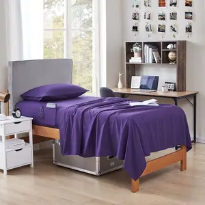 Bedside Pocket Twin XL Sheet Set - Supersoft Purple Reign