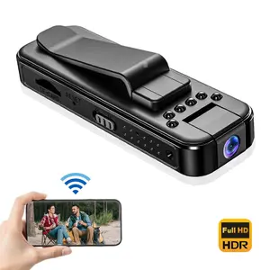 Mini Body Cameras With Audio And Video Recording Wearable Patrol Video Recording Camcorder for Security Work Records Traveling Portable Camcorders with 180° Lens Vlogging Camera