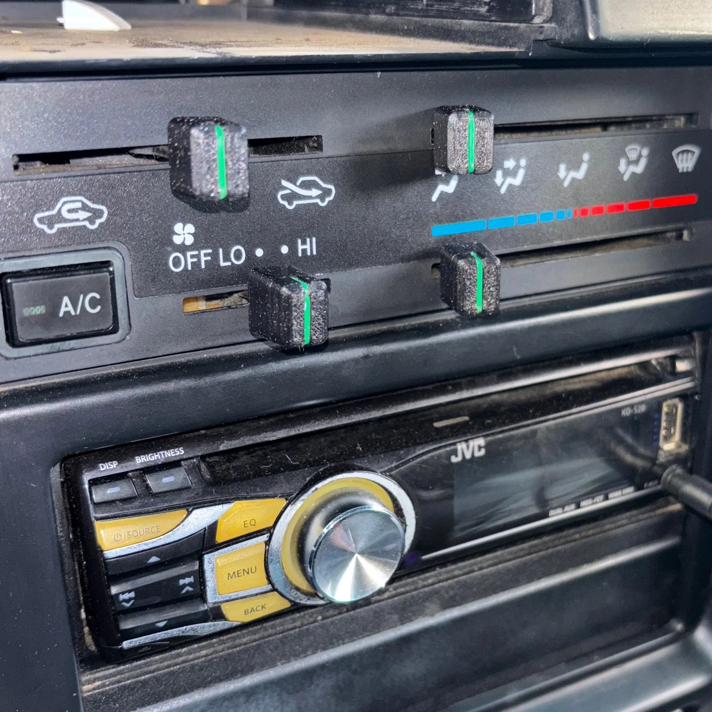 Toyota 4Runner & Tacoma Climate Control Knobs — Set of 4 Toyota 4Runner & Tacoma Climate Control Knobs — Set of 4