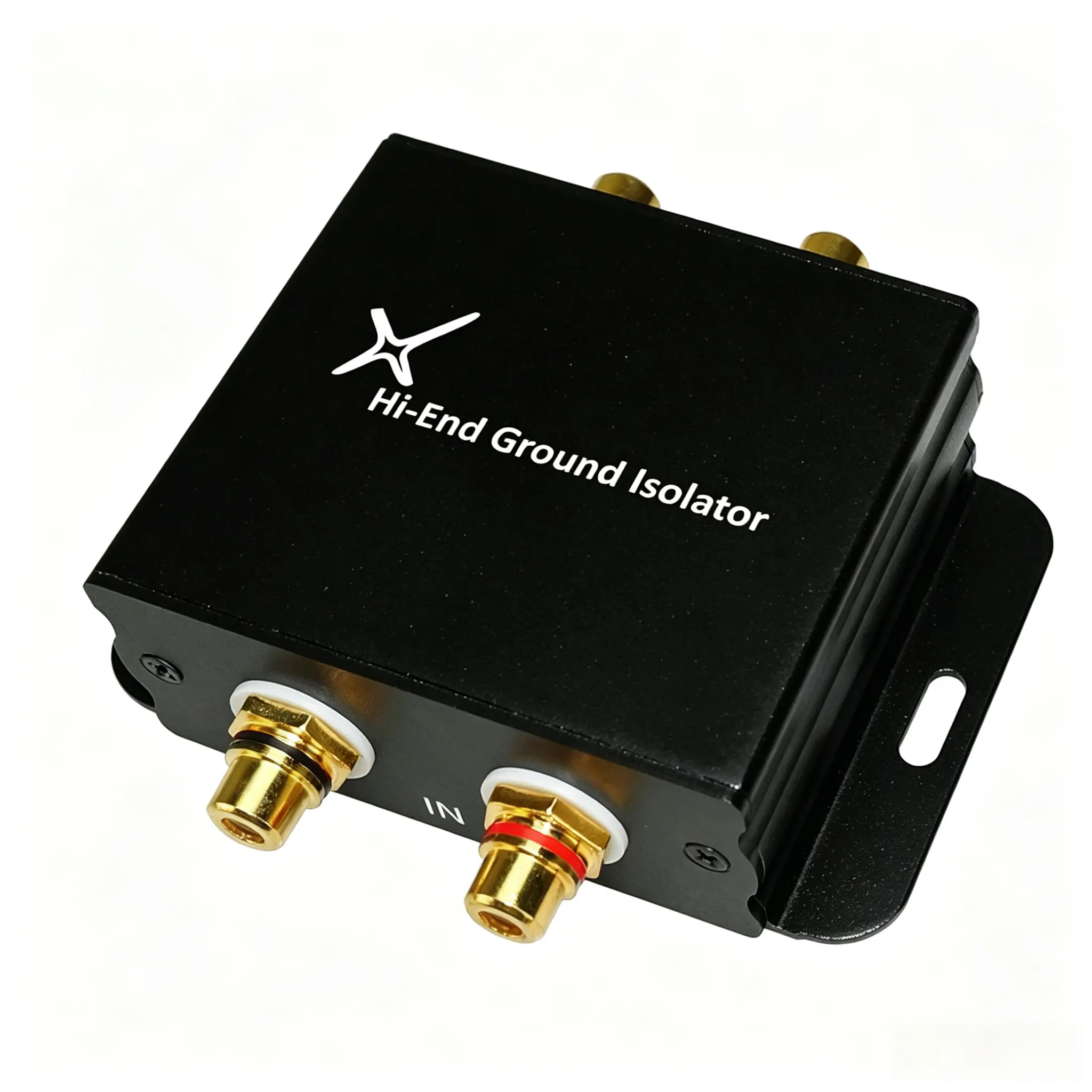 Xtrempro Hi-End Ground Isolator, 2-Channel RCA Audio Isolator, 1:1 Passive Noise Suppressor for Car Audio, Home Theater and Speaker Systems