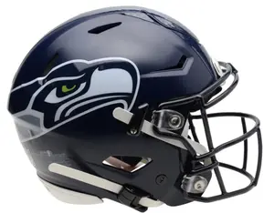 Rashid Shaheed Autographed Seahawks Speedflex Helmet Beckett Certified
