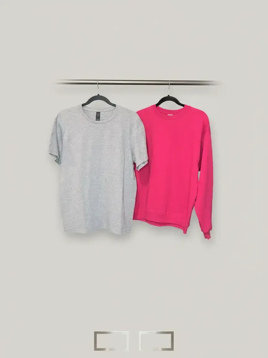 Cozy Stack - Pick any Sweater and T-Shirt along with any design of your chose for each item.