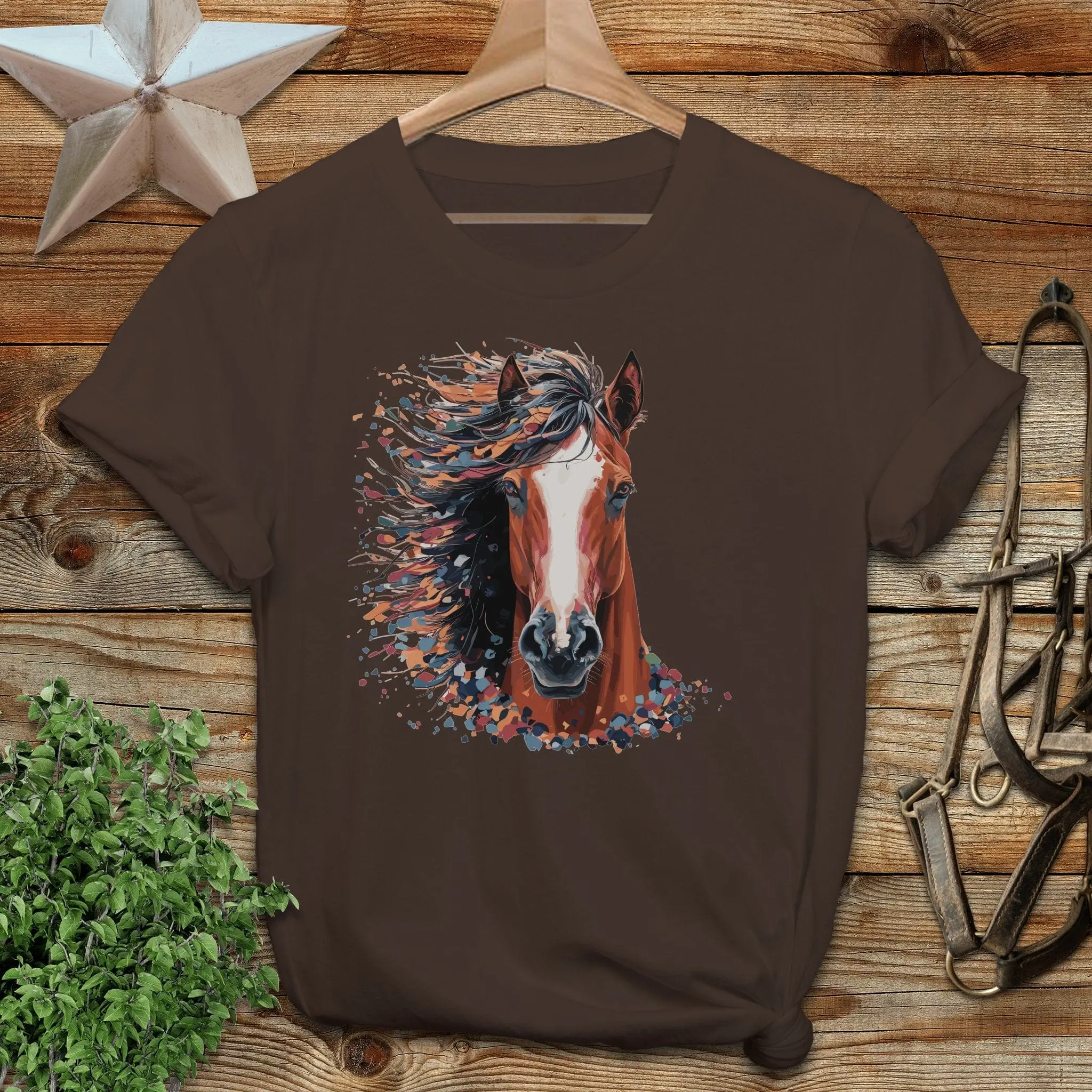 Horse Splatter Softstyle Tee Horse Splatter Softstyle Tee